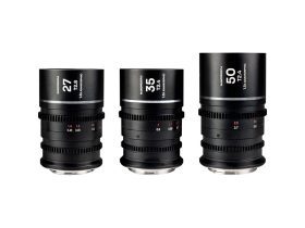   Laowa Nanomorph S35 Prime 3-Lens Bundle (27mm, 35mm, 50mm) (Silver) MFT objektív szett