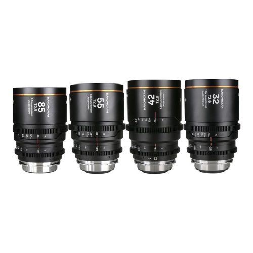 Laowa Nanomorph LF Prime Lens Kit (32MM, 42MM, 55MM, 85MM) (Amber) ARRI PL + EF