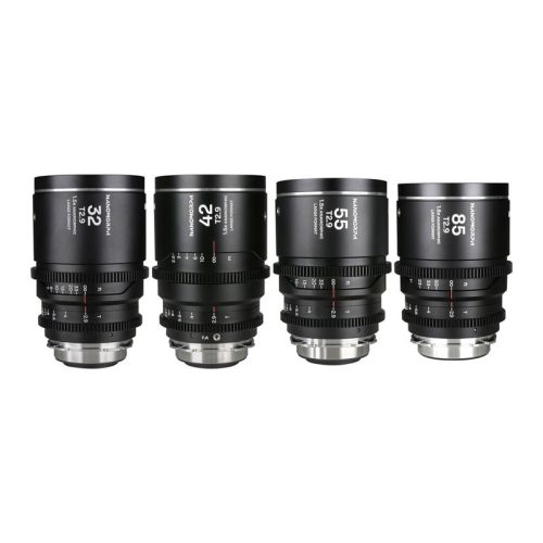 Laowa Nanomorph LF Prime 4-Lens Boundle (32mm, 42mm, 55mm, 85mm) (Silver) ARRI PL + EF