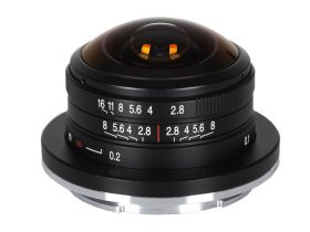 Laowa 4mm f/2.8 Circular Fisheye Fuji X objektív