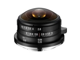 Laowa 4mm f/2.8 Circular Fisheye MFT objektív