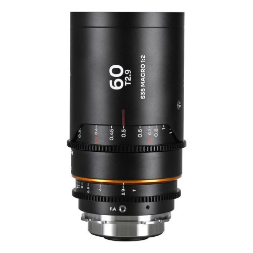 Laowa Nanomorph 60mm T2.9 1.5X S35 Macro 1:2 (Amber) ARRI PL + EF