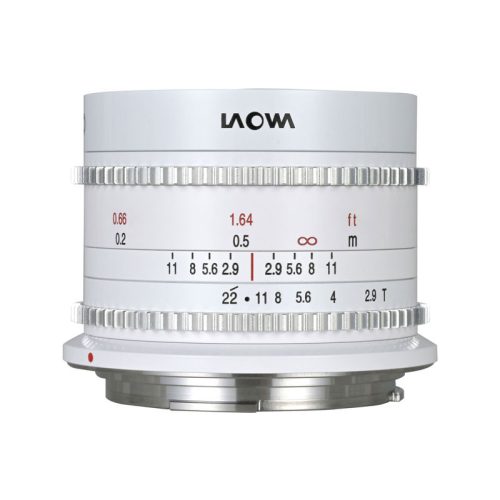 Laowa 9mm T2.9 Zero-D Cine (White) Canon RF objektív