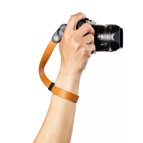 Peak Design Cuff bőr csuklópánt - borostyánsárga