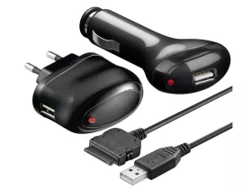 Goobay usb hálózati és autós töltő szett mobil