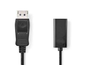 Valueline DisplayPort - HDMI 0,2m adapter kábel