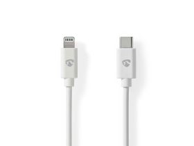 Valueline Lightning to USB-C kábel 2m fehér