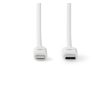 Valueline Lightning to USB-C kábel 2m fehér
