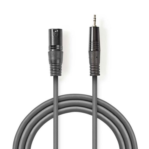Sweex/Valueline XLR Audio kábel 3Pin mal-3,5mm Male 3,0m
