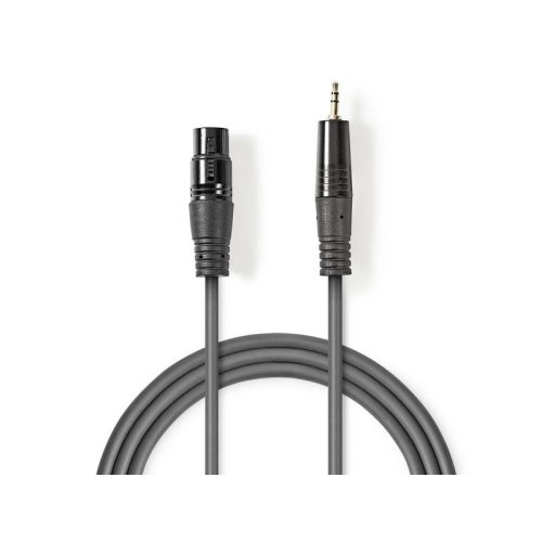 Valueline Balanced XLR audio kábel 3pin anya - 3,5mm apa