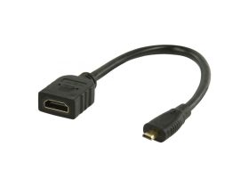 Valueline HS+E HDMI Micro -HDMI Ethernettel 0,2m