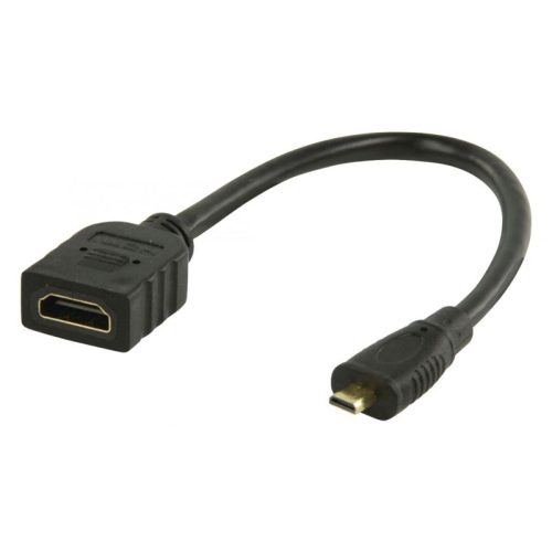 Valueline HS+E HDMI Micro -HDMI Ethernettel 0,2m