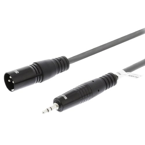 Sweex Balanced XLR Audio kábel 3pin male- 3,5mm male