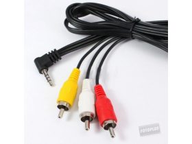 Valueline Canon STV-250L AV kábel 1,5m derékszögű