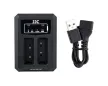 JJC DCH-BLS5UE USB Dual Battery Charger for Olympus BLS-1/5/50