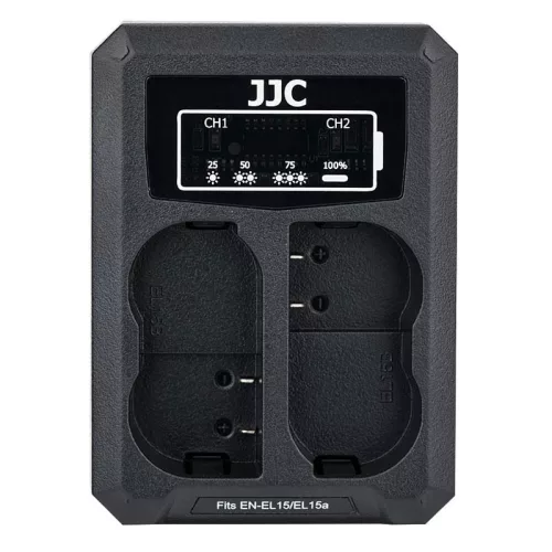 JJC DCH-EL15TC USB Dual Battery Charger