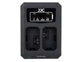 JJC DCH-FW50TC USB Dual Battery Charger