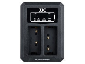 JJC DCH-NPW126 USBA Dupla töltő Fujifilm NP-W126/126S-hez