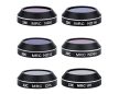 JJC szűrőszett DJI MAVIC PRO drónhoz (ND8, ND16, ND32, ND64, UV, CPL)