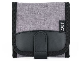 JJC FP-K3 textil szűrőtartó tok szürke ( 3 szűrőhöz)
