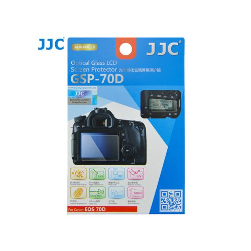 JJC GSP-80D LCD kijelző védő üveg (Canon 70D, 80D,90D-hez)