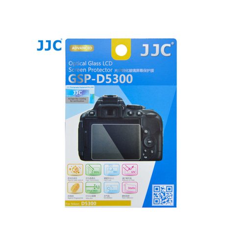 JJC GSP-D5300 LCD védő üveg (Nikon D5300, D5500, D5600)