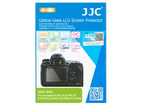   JJC GSP-EM1 üveg LCD védő Olympus E-M1 Mark III, E-M1X, E-M1, E-M1 Mark II, E-M10, E-M10 MARK II, PEN-F, E-P5 E-PL7, E-M5 MARK II)