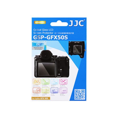 JJC GSP-GFX50S LCD Védő Üveg Fujifilm GFX 50S
