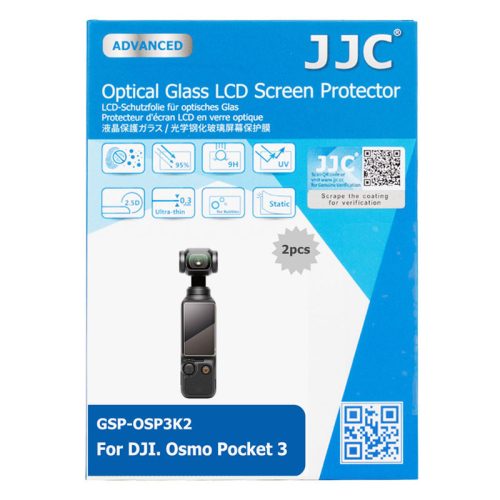 JJC GSP-OSP3K2 LCD védő DJI Osmo Pocket 3-hoz