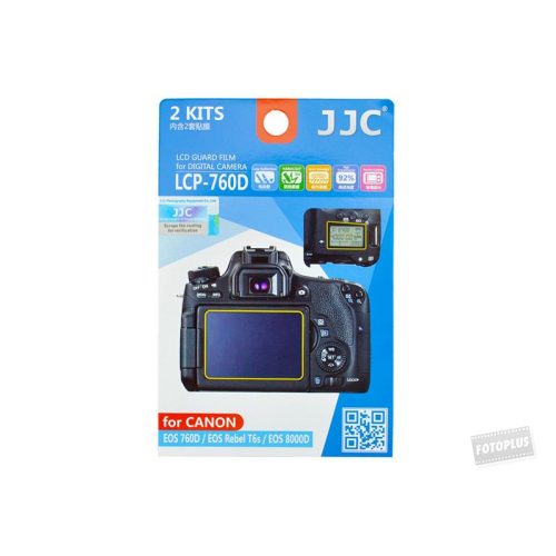 JJC LCP-760D LCD kijelző védő fólia