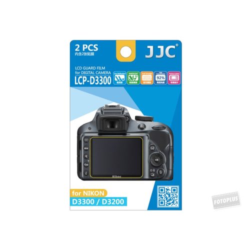JJC LCP-D3300 LCD kijelző védő fólia