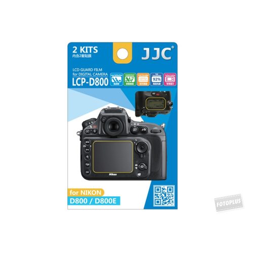 JJC LCP-D800 LCD kijelző védő fólia