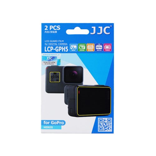 JJC LCP-GPH5 Kijelző Védő Fólia GoPro HERO5, HERO6, HERO, HERO7-hez