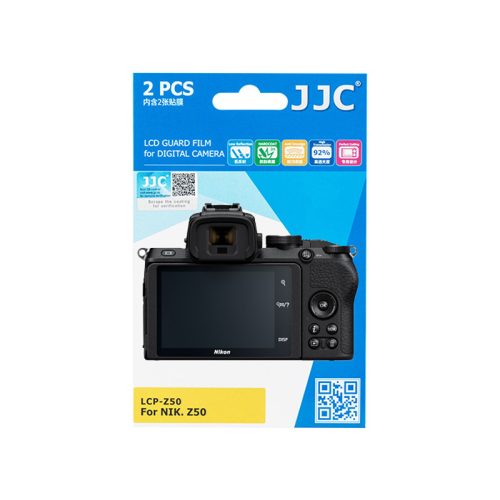 JJC LCP-Z50 kijelző védő fólia Nikon Z50 fényképezőgéphez