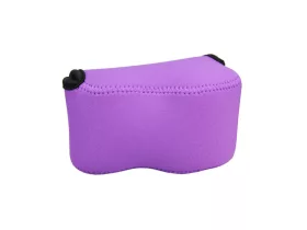 JJC OC-S1PE neoprene MILC fényképezőgép tok lila