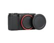 JJC RN-GR3 objektív dekorgyűrű Piros Ricoh GR III-hoz