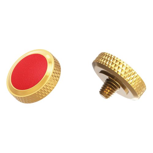 JJC SRB-DGD Deluxe Soft Shutter Release Button (Red)