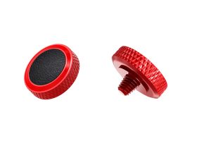 JJC SRB-R Black Deluxe fém exponáló gomb fekete vörös