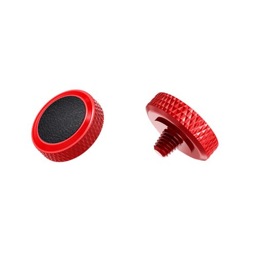 JJC SRB-R Black Deluxe fém exponáló gomb fekete vörös
