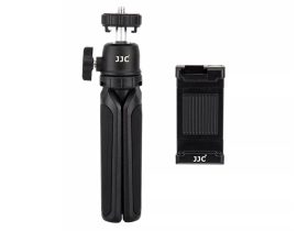 JJC TP-T1K mini állvány + okostelefon adapter fekete