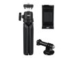 JJC TP-T1K mini állvány + okostelefon + GoPro adapter