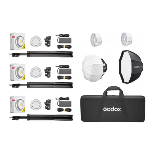 Godox ML100Bi Kit3 hordozható LED lámpa kit