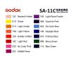 Godox SA-11C Color gel szett (15db)