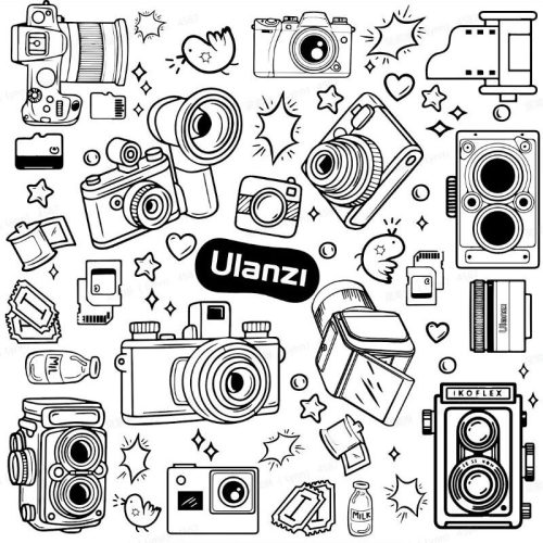 Ulanzi C069 Védőkendő (Fekete-fehér)
