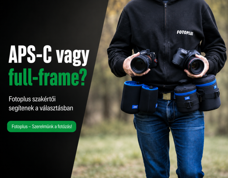 APS-C vagy full-frame? Melyik fényképezőgépet válaszd? | Fotoplus