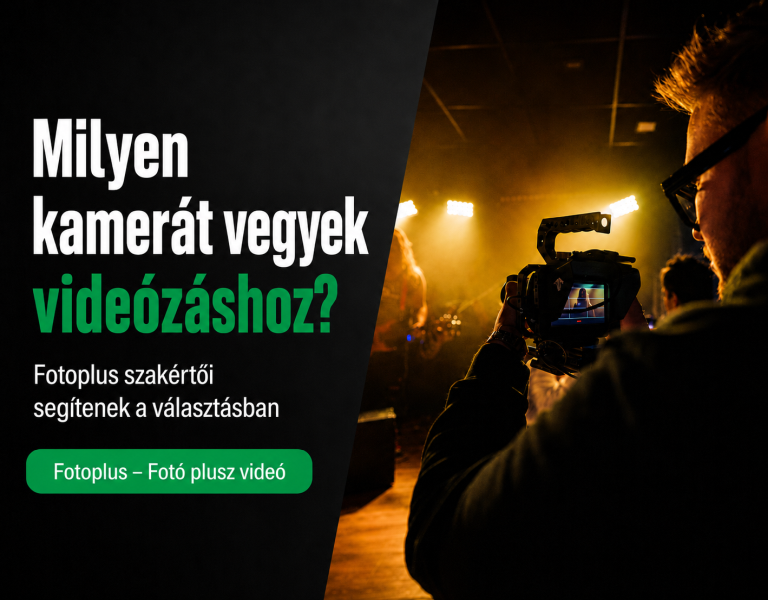 Milyen kamerát vegyek videózáshoz? Vlog, YouTube, podcast | Fotoplus
