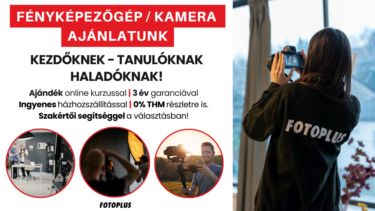 Fénykényképezőgép és kamera – ajánlatunk kezdő, tanuló, haladó fotográfusoknak, videósoknak, vagy akik egy új 2025-ben megjelent MILC fényképezőgépre szeretnének váltani: Fujifilm X-T30 III