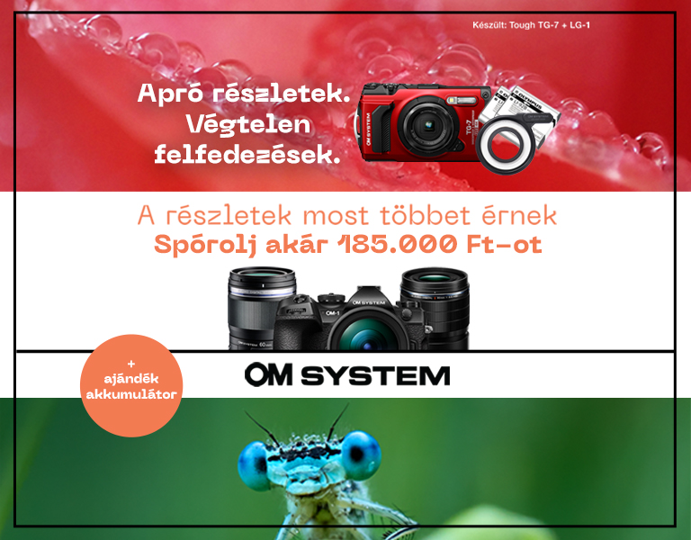 KICSI A TÉMA, DE AZ AKCIÓ NAGY | OM System akció gépvázra, objektívre és TG-7-re!