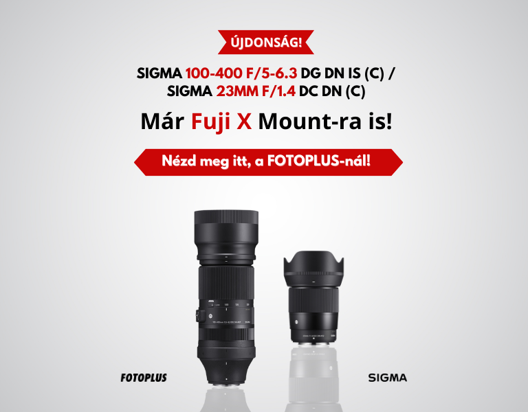 Fujifilm X Mount-hoz két új SIGMA objektív érkezik! 