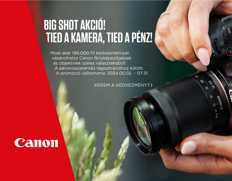 Canon Big Shot Akció - Pénzvisszatérítés a bankszámládra - Itt a Fotoplus-nál!